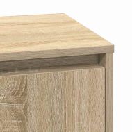 Нощен шкаф 2 pcs Сонома дъб 39 x 34,5 x 50 см Инженерно дърво