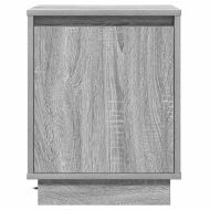 Нощен шкаф 2 pcs Сив 39 x 34,5 x 50 см Инженерно дърво