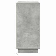 LED конзолна маса Бетонно сиво 71 x 34,5 x 75 см