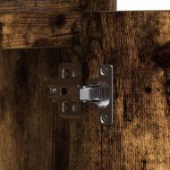 LED конзолна маса Димян дъб 71 x 34,5 x 75 см Инженерно дърво