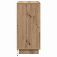 LED конзолна маса Дъб 71 x 34,5 x 75 см Инженерно дърво