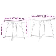Комплект помощни маси 2 pcs Черния дъб