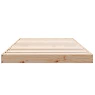 Леглово дъно Естествен 80 x 220 cm Солидно борово дърво