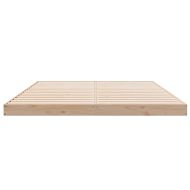Леглово дъно Естествен 140 x 220 cm Солидно борово дърво