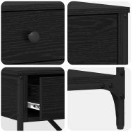 Конзолна маса с чекмедже Черния дъб 100 x 34,5 x 75 см Дърво