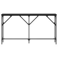 Конзолна маса Черен дъб 140 x 23 x 75 cm