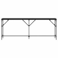 Конзолна маса Черен дъб 200 x 29 x 75 cm