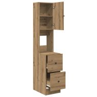 Кухненски сървър с чекмедже с рафт с врата Дъб 32 x 50 x 180 см