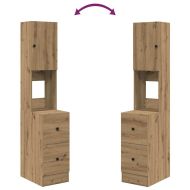 Кухненски сървър с чекмедже с рафт с врата Дъб 32 x 50 x 180 см