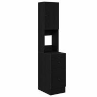 Кухненски сървър с чекмедже с рафт Черния дъб 32 x 50 x 180 см