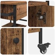 Кухненска количка Старо дърво 56 x 43 x 89,5 см Инженерно дърво