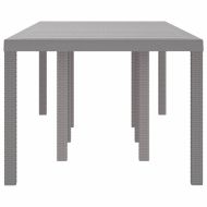 Градинска маса Светлосиво 250 x 100 x 73 см полиратан
