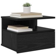 Плаваща нощно шкафче Черния дъб 40 x 31 x 28 см Инженерно дърво