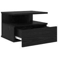 Плаваща нощно шкафче Черния дъб 40 x 31 x 28 см Инженерно дърво