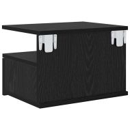 Плаваща нощно шкафче Черния дъб 40 x 31 x 28 см Инженерно дърво