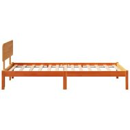 Рамка за легло с таблото Кафяво с восъчно покритие 90 x 190 cm