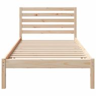 Рамка за легло Кафяво 80 x 200 cm Солидно борово дърво