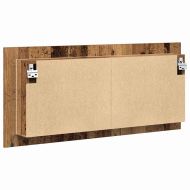 LED Огледало за Съхранение Старо дърво 100 x 12 x 45 см