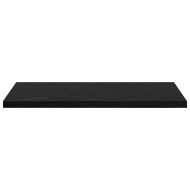 Етажерка Борд 4 pcs Черен 40 x 20 x 1,5 cm Инженерно дърво