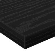 Етажерка Борд 4 pcs Черен 60 x 10 x 1,5 cm Инженерно дърво