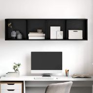 Комплект ТВ шкаф Черния дъб 37 x 37 x 142,5 см Инженерно дърво