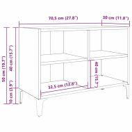 Комплект ТВ шкаф Кафяво Инженерен дървен материал
