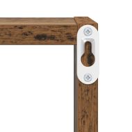 Стени за рафтове с рафт Старо дърво Инженерно дърво