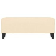 Пейка, кремава, 100x35x41 см, плат