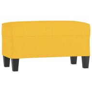 Пейка, светложълта, 70x35x41 см, плат