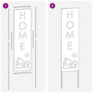 Екран за градинска неприкосновеност Сребрист 32 x 140 см