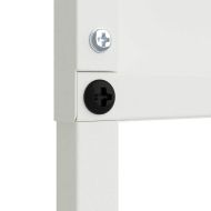 Екран за градинска неприкосновеност Бяло 50 x 140 см