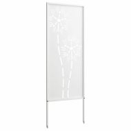 Екран за градинска неприкосновеност Бяло 50 x 140 см