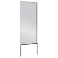 Екран за градинска неприкосновеност Сребрист 50 x 140 см