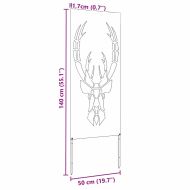 Екран за градинска неприкосновеност Антрацит 50 x 140 см