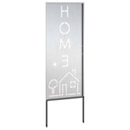 Екран за градинска неприкосновеност Сребрист 50 x 140 см