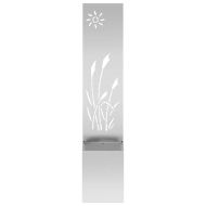 Екран за градинска неприкосновеност Сребрист 32 x 140 см