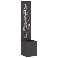 Екран за градинска неприкосновеност Черно 32 x 32 x 150 см