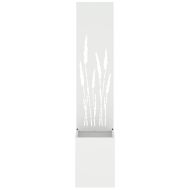 Екран за градинска неприкосновеност Бяло 32 x 140 см