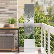 Екран за градинска неприкосновеност Сив 32 x 32 x 150 см