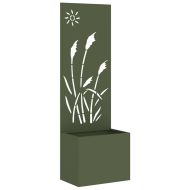 Екран за градинска неприкосновеност Маслиненозелен 50 x 140 cm