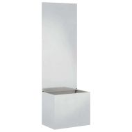 Екран за градинска неприкосновеност Сив 50 х 32 х 150 см