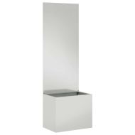 Екран за градинска неприкосновеност Сребрист 50 x 32 x 150 см