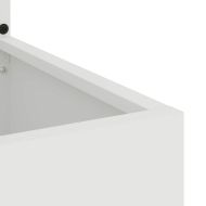 Екран за градинска неприкосновеност Бяло 50 x 140 cm