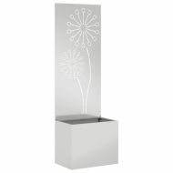 Екран за градинска неприкосновеност Сребрист 50 x 140 cm