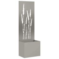 Екран за градинска неприкосновеност Ръждясало 50 x 140 cm