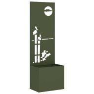 Екран за градинска неприкосновеност Маслиненозелен 50 x 140 cm