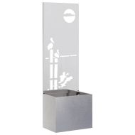 Екран за градинска неприкосновеност Сив 50 x 140 cm