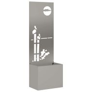 Екран за градинска неприкосновеност Ръждясало 50 x 32 x 150 см