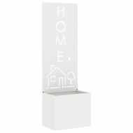 Екран за градинска неприкосновеност Бяло 50 x 140 cm