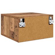 Нощен шкаф 2 pcs Старо дърво 35 x 35 x 20 см Инженерно дърво